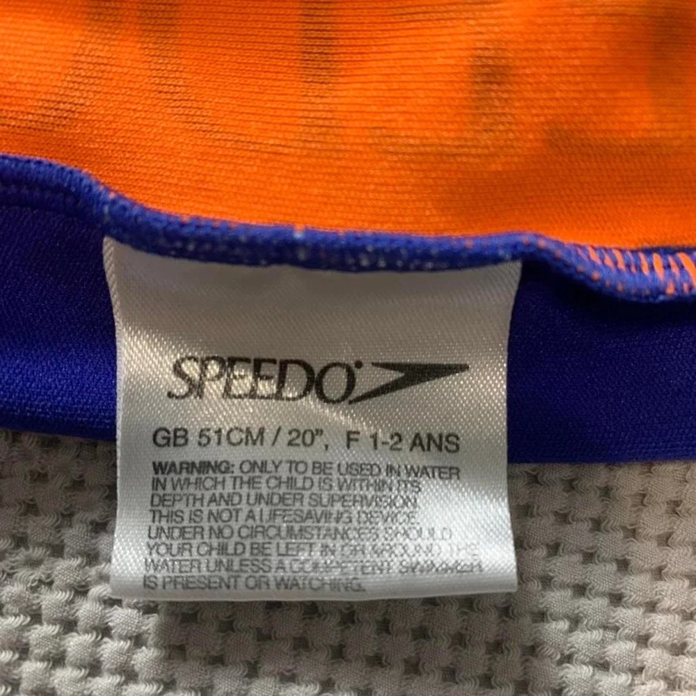 Speedo blue orange